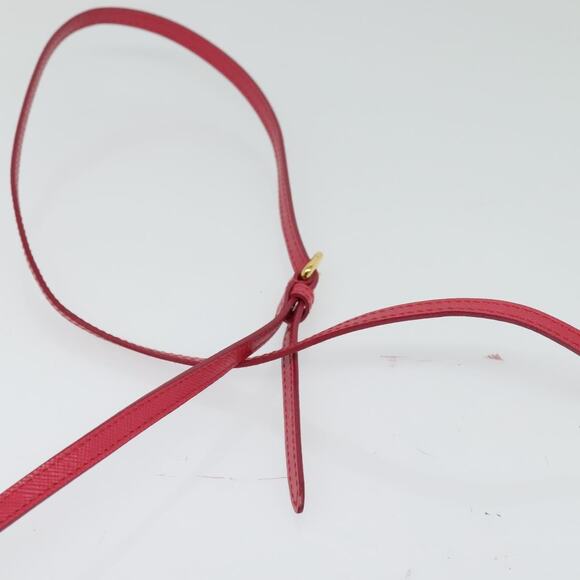 PRADA Shoulder Bag Nylon Pink Gold - Picture 8 of 12